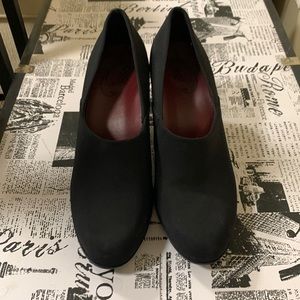 Abeo B.I.O System Black Heels Round Toe Bootie